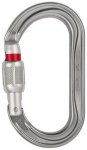 Petzl OK Screw-Lock Ovalkarabiner, grau