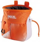 Petzl Sakapoche Chalkbag, orange/white