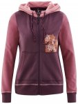 Red Chili Women's Bege Zip Hoody, XS, dark plum