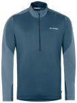 Vaude Livigno Halfzip II Fleecepullover, S, blue gray