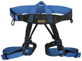 Salewa Via Ferrata Vario Klettergurt, XXS+, carbon/polar blue