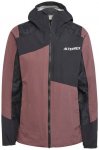 ADIDAS Damen Funktionsjacke TERREX Xperior Hybrid RAIN.RDY, Größe XS in Lila