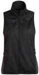 adidas Damen Run Icon 3-Streifen Running Wind Weste, Größe S in BLACK