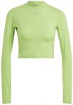 ADIDAS Damen Shirt HIIT HEAT.RDY Crop, Größe M in Grün