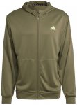 ADIDAS Herren Kapuzensweat Train Essentials Seasonal Training, Größe L in Brau