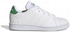 ADIDAS Kinder Halbschuhe Advantage Lifestyle Court Lace, Größe 35 ½ in Weiß