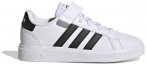 ADIDAS Kinder Halbschuhe Grand Court Court Elastic Lace and Top Strap, Größe 3