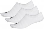 adidas No-Show Socken 3 Paar, Größe L in WHITE/WHITE/WHITE