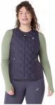 ASICS Damen Weste NAGINO RUN PADDED GILET, Größe L in Grau