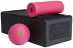 BLACKROLL® YOGA BLOCK SET by PATRICK BROOME, Größe ONE SIZE in Schwarz/Pink