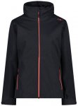 CMP Damen Jacke WOMAN JACKET ZIP HOOD DETACHBLE INN.JACKET, Größe 40 in Grau