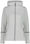 CMP Damen Kapuzensweat WOMAN JACKET FIX HOOD, Größe 44 in Weiß