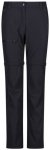 CMP Damen Keilhose WOMAN ZIP OFF PANT, Größe 36 in Schwarz