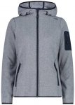 CMP Damen Unterjacke Kapuzen Fleecejacke Strick, Größe 38 in Blau
