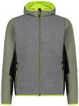 CMP Herren Kapuzensweat MAN JACKET FIX HOOD, Größe 52 in Grün