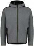 CMP Herren Kapuzensweat MAN JACKET FIX HOOD, Größe 54 in Grau