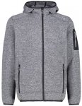 CMP Herren Unterjacke Kapuzen Fleecejacke, Größe 46 in Weiß