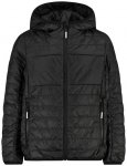 CMP Kinder Jacke KID JACKET FIX HOOD, Größe 128 in Schwarz