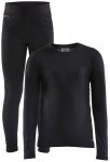 CRAFT Unterwäsche Set CORE WARM BASELAYER SET J, Größe 134 in Schwarz