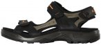 ECCO Herren Trekkingsandale Offroad Yucatan, Größe 46 in BLACK/MOLE/BLACK