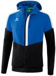 ERIMA Herren Squad Tracktop Jacke mit Kapuze, Größe S in Blau