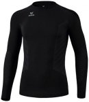 ERIMA Herren Unterhemd ATHLETIC longsleeve function, Größe S in Schwarz