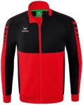 ERIMA Kinder Jacke SIX WINGS training jacket, Größe 140 in Rot