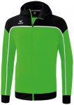 ERIMA Kinder Kapuzensweat CHANGE training jacket with hood, Größe 140 in Grün