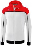 ERIMA Kinder Kapuzensweat CHANGE training jacket with hood, Größe 128 in Weiß