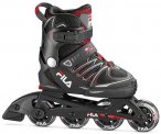 FILA Kinder Inlineskates Inline Skate X-One - verstellbar, Größe 29-32 in schw