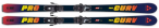 FISCHER Kinder Racing Ski THE CURV PRO JRS + FS 7 CA JRS, Größe 140 in Pink