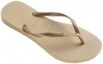 HAVAIANAS SLIM, Größe 35-36 in SAND GREY/LIGHT GOLDEN