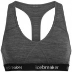 ICEBREAKER Merino Damen Sprite Racerback Bra, Größe XS in Grau