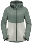JACK WOLFSKIN Damen Funktionsjacke WEILTAL 2L JKT W, Größe XL in Grün