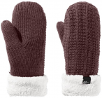 JACK WOLFSKIN Damen Handschuhe HIGHLOFT KNIT MITTEN W, Größe M in Grau