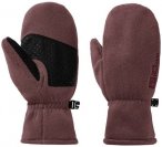 JACK WOLFSKIN Kinder Handschuhe FLEECE MITTEN K, Größe 3 in Grau