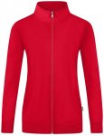 JAKO Damen Funktionsjacke Sweatjacke Doubletex, Größe 36 in rot