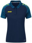 JAKO Damen Polo Polo Performance, Größe 40 in marine/JAKO blau