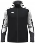 JAKO Herren Kapuzensweat Kapuzenjacke Dynamic, Größe S in schwarz/weiß/anthra