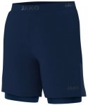 JAKO Herren Tight 2-in-1 Short Power, Größe L in Blau