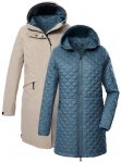 KILLTEC Damen Mantel KOW 22 WMN JCKT, Größe 36 in Grau