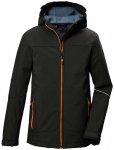KILLTEC Kinder Funktionsjacke KOW 366 BYS SFTSHLL JCKT, Größe 116 in schwarz