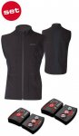 LENZ Herren Heizweste set of heat vest 1.0 men + lithium pack rcB 1800, Größe 
