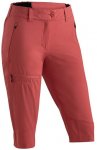 MAIER SPORTS Damen Caprihose Lulaka Capri Loop, Größe 40 in Rot