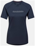 MAMMUT Damen Shirt Selun FL T-Shirt Women Logo, Größe L in marine