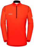 MAMMUT Herren Shirt Aenergy ML Half Zip Pull, Größe XL in hot red-black