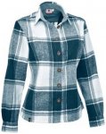 MAUL Damen Bluse Filzmoos Flanell Bluse, Größe 42 in Blau