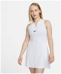 NIKE Damen Kleid W NK DF ADVTG DRESS, Größe XL in Weiß