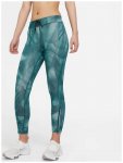 NIKE Damen Lauftights "Epic Faster Run Division" 7/8-Länge, Größe XS in Grün