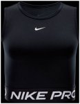 NIKE Damen Shirt PRO DF 365 CROP TANK, Größe M in Schwarz